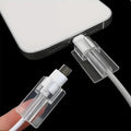 2PCS/5PCS Transparent Cable Protector Sleeve Soft Silicone Cable Winder Charging Cable Protector - Gadget Savor