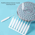 10-PCS Shower Nozzle Cleaning Brush Set: Bathroom Accessories, Multifunctional Crevice Cleaner for Household Use - Gadget Savor