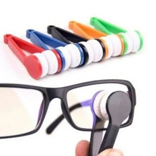 Multi-Function Portable Eyeglass & Glasses Cleaner Rub