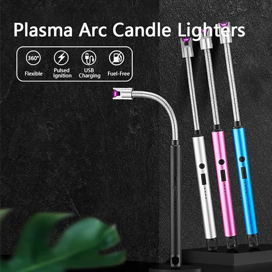 USB Rechargeable Arc Flexible Lighter, Suitable for Kitchen, Candle, Gas Stove and Griller - Gadget Savor